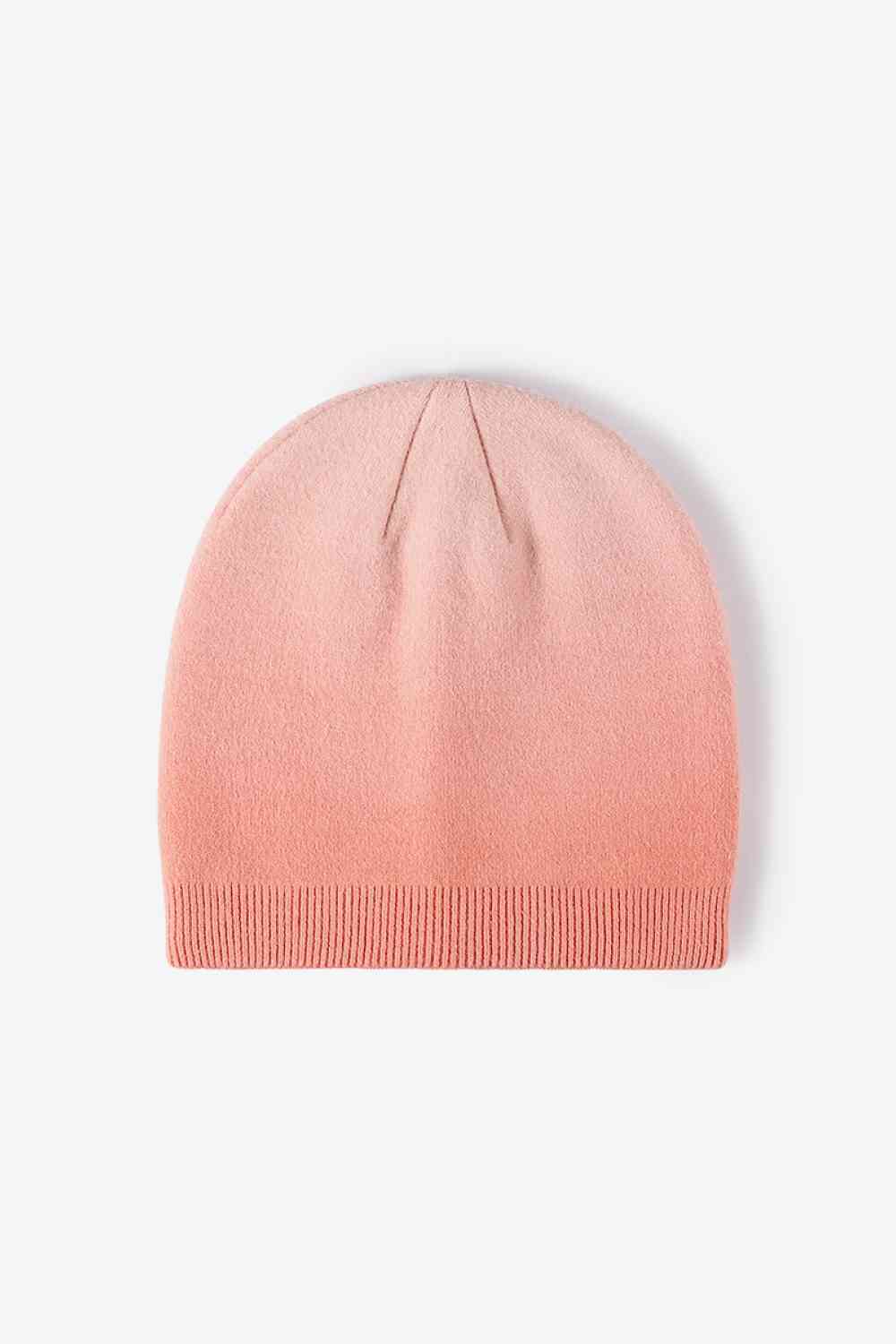 GRADIENT COLOR KNIT BEANIE in Multiple Colors